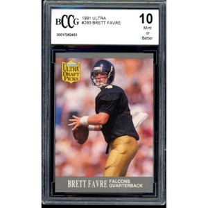 Brett Favre Rookie Card 1991 Ultra #283 BGS BCCG 10 - 1 of 2