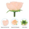 Unique Bargains Mini Silk Fabric Plastic Durable Reusable Artificial Flowers 50 Pcs - 3 of 4
