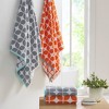 Gracie Mills Moreno 6-Piece Cotton Jacquard Bath Towel Set - Hand Towel - Orange - 3 of 4