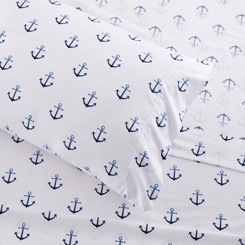 Ship Anchors Microfiber Kids' Sheet Set by Sweet Home Collection™, 5 of 7