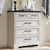 SinCiDo 36" Tall Farmhouse 5 Drawer Dressing Table with Large Drawers and Metal Handles,Suitable for Bedrooms,Living Rooms and Corridors - 2 of 4