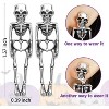 Funny Skeleton Earrings for Women - Hypoallergenic Halloween Skull Stud and Dangle Jewelry - 2 of 4