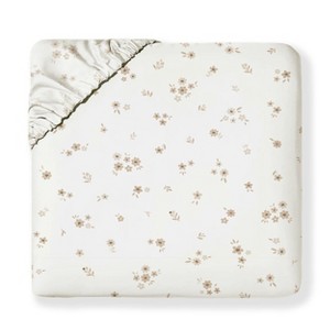 Makemake Organics GOTS Certified Organic Cotton Kids Fitted Sheet - Bloom - 1 of 4