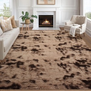 Plush Fuzzy Rugs Ultra Soft Fluffy Furry Rugs Non Slip Non Shedding Area Rug Indoor Carpet Nursery Rugs for Kids Room Bedroom Home Decor - 1 of 4