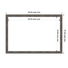 Amanti Art 27"x39" Pinstripe Lead Gray Framed Magnetic Dry Erase Board - 4 of 4
