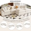 Ultimate Comfort: U-Shape Sectional, 2 Chaise, Ottoman Storage - 4 of 4