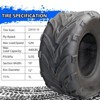 2 Pack All-Terrain ATV Tires - Tubeless Front & Rear Off-Road Tires for Trail, Sand and Mud - 3 of 4