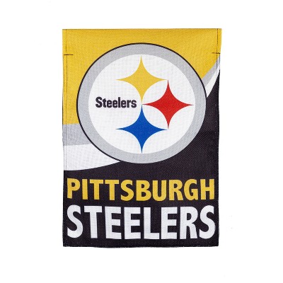 Flag, DS New Burlap, Garden, Pittsburgh Steelers