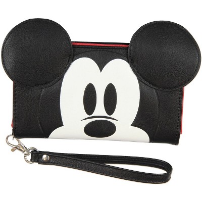 Disney Mickey Mouse Ears 90 Years True Original 3D Cell Phone Wristlet Wallet