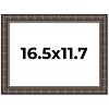 PosterPalooza | 16.5x11.7 Modern Bamboo Picture Frame, UV Acrylic, 5 Finishes - 2 of 4