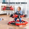 VEVOR 4-in-1 Baby Walker, Foldable Baby Activity Center on Wheels, Adjustable Height, Light, Steering Wheel, Toy Car | Learning-Seated | Walk-Behind - 4 of 4