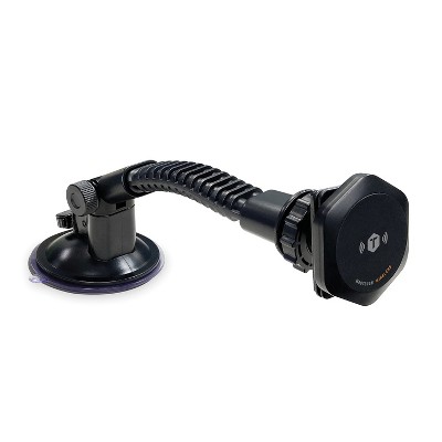 ToughTested® 15-Watt MagSafe® Compatible Wireless Dash/Windshield Magnetic Phone Mount in Black