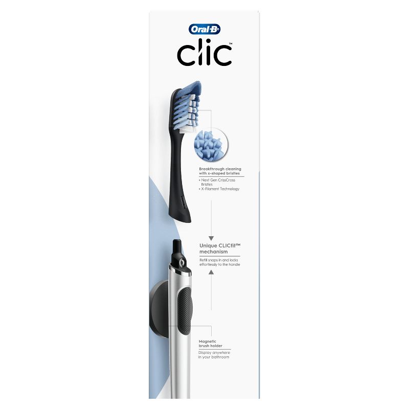 Oral-B Clic Toothbrush with Magnetic Brush Holder, 4 of 16