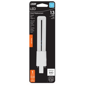 Feit Electric PL GX23 LED Tube Light Soft White 13 Watt Equivalence 1 pk - 1 of 1