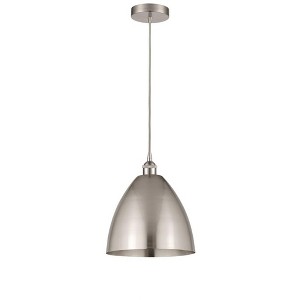 Edison Dome - 1 Light Cord Hung Mini Pendant In Industrial Style-14.75 Inches Tall and 12 Inches Wide - 1 of 1