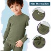 City Threads Boys USA-Made Soft & Cozy Thermal Long Johns 2-Piece Set - Warm Base Layer & Loungewear - 3 of 4
