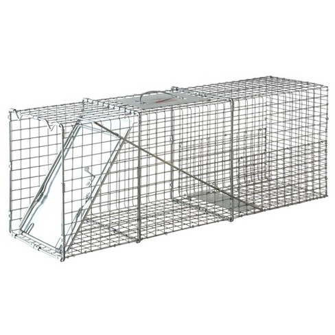 Havahart 0745 X-Small One-Door Live Animal Cage Trap, Galvanized Steel,  16-inch x 6-inch x 6-inch - Animal Traps