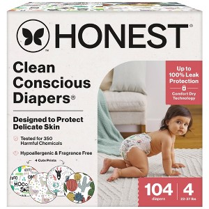 The Honest Company Clean Conscious Disposable Diapers - (Select Size and Pattern) - 1 of 4