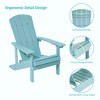 Sonkuki Outdoor 2PCS Recycled Plastic Wood Adirondack Chairs, Patio Lounger chairs - 3 of 4