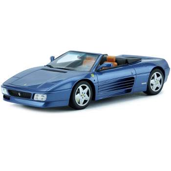 1993 Ferrari 348 Spider Tour de France Blue Metallic 1/18 Model Car by GT Spirit