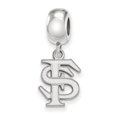 Black Bow Jewelry Sterling Silver Florida State Seminoles NCAA Bead Charm