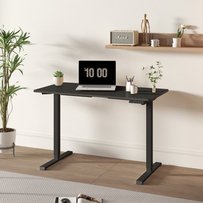 NicBex 47.24/49.8 Inch Electric Standing Desk,Home Office Desk with Whole Piece Adjustable Height,Sit Stand up Desk for Bedroom,Living Study Room