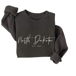Women's Unisex North Dakota Est. 1889 Graphic Fleece Sweatshirt - OAT COLLECTIVE - 1 of 1