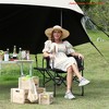 Folding Camping Chairs for Adults, Portable Lawn Chair with Side Table, Side Pocket & Beverage Holder - 4 of 4
