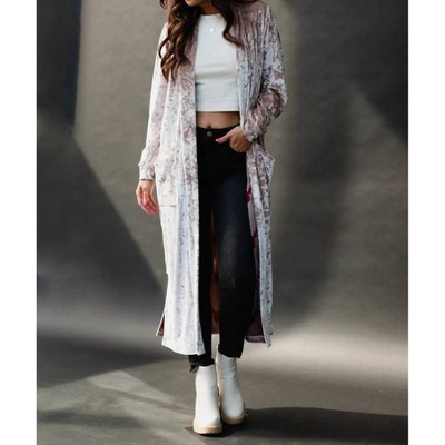 Women's Velvet Duster - Panache