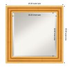 Amanti Art Sierra Beveled Wood Framed Bathroom Vanity Wall Mirror - 3 of 4