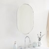 TEHOME Oba  Oval Metal Framed Wall Mounted Bathroom Vanity Mirror - 3 of 4