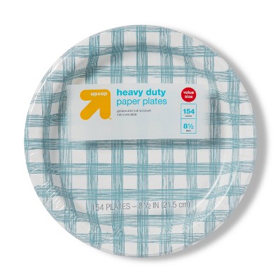 Line Plaid Paper Plates 8.5" - 154ct - up & up™