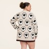 Women's Sheep Print Relaxed Cardigan - Woolrich x Target Taupe - 3 of 3
