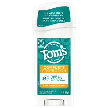 Tom's of Maine Complete Protection Deodorant - Mandarin and Ylang - Trial Size - 2.25oz