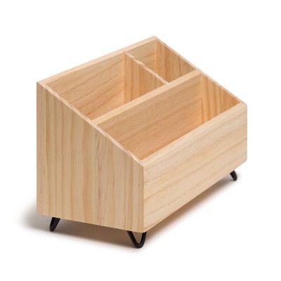 U Brands Verona Desktop Organizer Natural, image 3 of 9 slides
