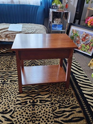 Mission style end tables 2024 target