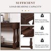 ORRD 63" Long Wood Console Table - 3 Drawers & Shelf, Entryway Sofa Table, Easy Assembly（Antique White） - 4 of 4