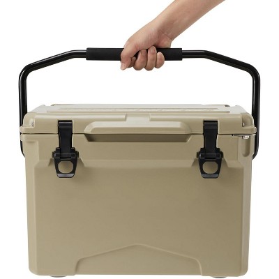 MaseiKar 25/30/35/40 Quart Rotomolded Cooler - 100+ Hrs Ice Retention, UV Resistant, 310LB Capacity, Leakproof for Camping, Beach, Tailgating