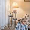 Lavender Herringbone Table Lamp - 3 of 4