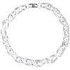 Punk Rainbow Leopard Acrylic Chain Necklace - Thick Paper Clip Choker for Women & Men - 2 of 4
