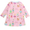RuffleButts Girls Knit Long Sleeve Applique Pocket Dress - 2 of 2