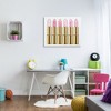 Stupell Industries Pink Gold Lipstick Glam Fashion Canvas Wall Art - 2 of 4