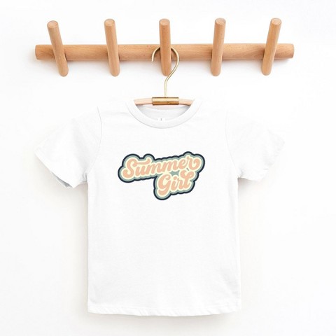 The Juniper Shop Summer Girl Retro Youth Short Sleeve Tee - M - White
