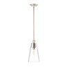 Wentworth Mini Pendant Light - Elegant Glass Shade, Dimmable, 1-Bulb, 7.5" x 15.25" - 3 of 4