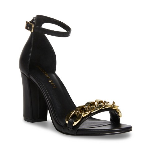 Bella-c Chained Two-piece Block-heel Sandal : Target