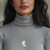 Ross-Simons Mother-Of-Pearl Horn Pendant With 14kt Yellow Gold Size 1.63 - 2 of 3