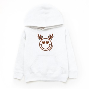 S.W.Smiley Reindeer Lights - Toddler Hoodie and Youth Hoodie - 1 of 2