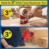 deli Heavy Duty Packing Tape, for Shipping Packaging Moving Sealing, Clear, 2.7mil Thick, 1.88/2 inches Wide, 65 Yards Per Roll - 4 of 4