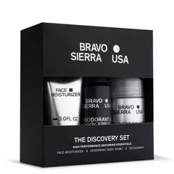 BRAVO SIERRA Men's Grooming Discovery Gift Set - 3ct