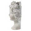 Chery Life Cement Bust Wall Planter - Indoor Outdoor Home Garden Decor, 8" x 4" x 9" - 3 of 4